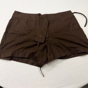 Casual Brown Women's Cargo Shorts